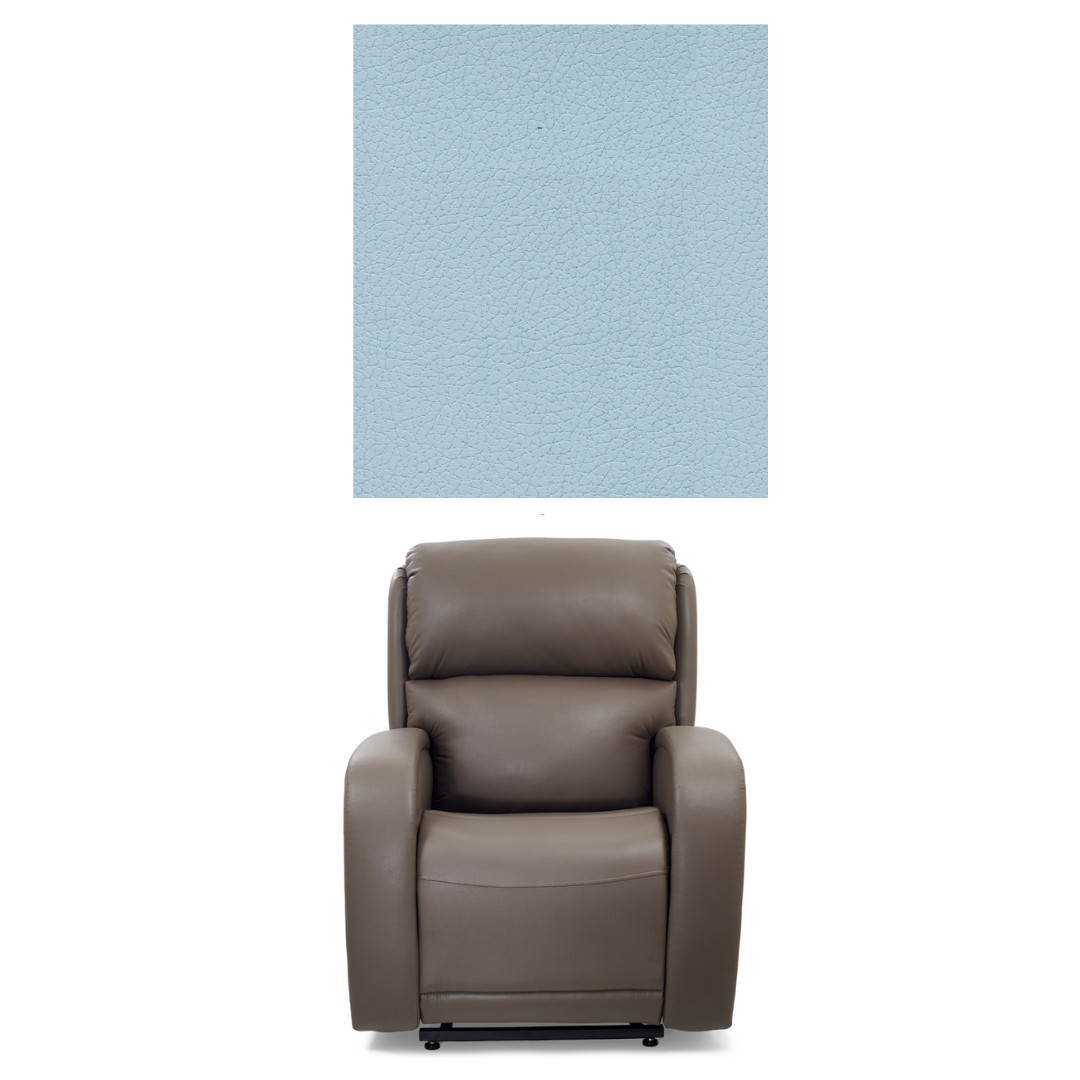 Golden Tech EZ Sleeper Assisted Lift Recliner with Twilight & Power Lumbar - Sterling Blue
